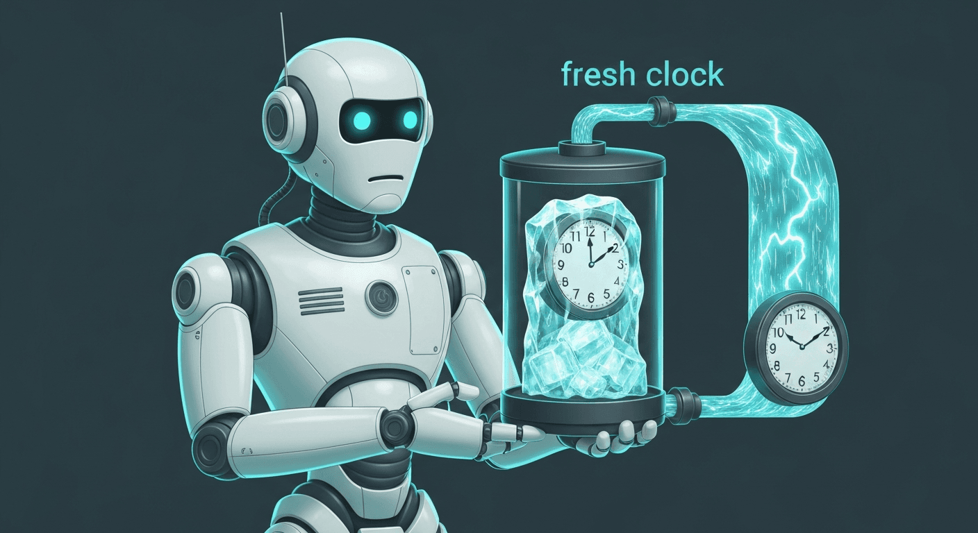 My AI Assistant Started Losing Track of Time: The Session-Cache That Swallowed 'Now'