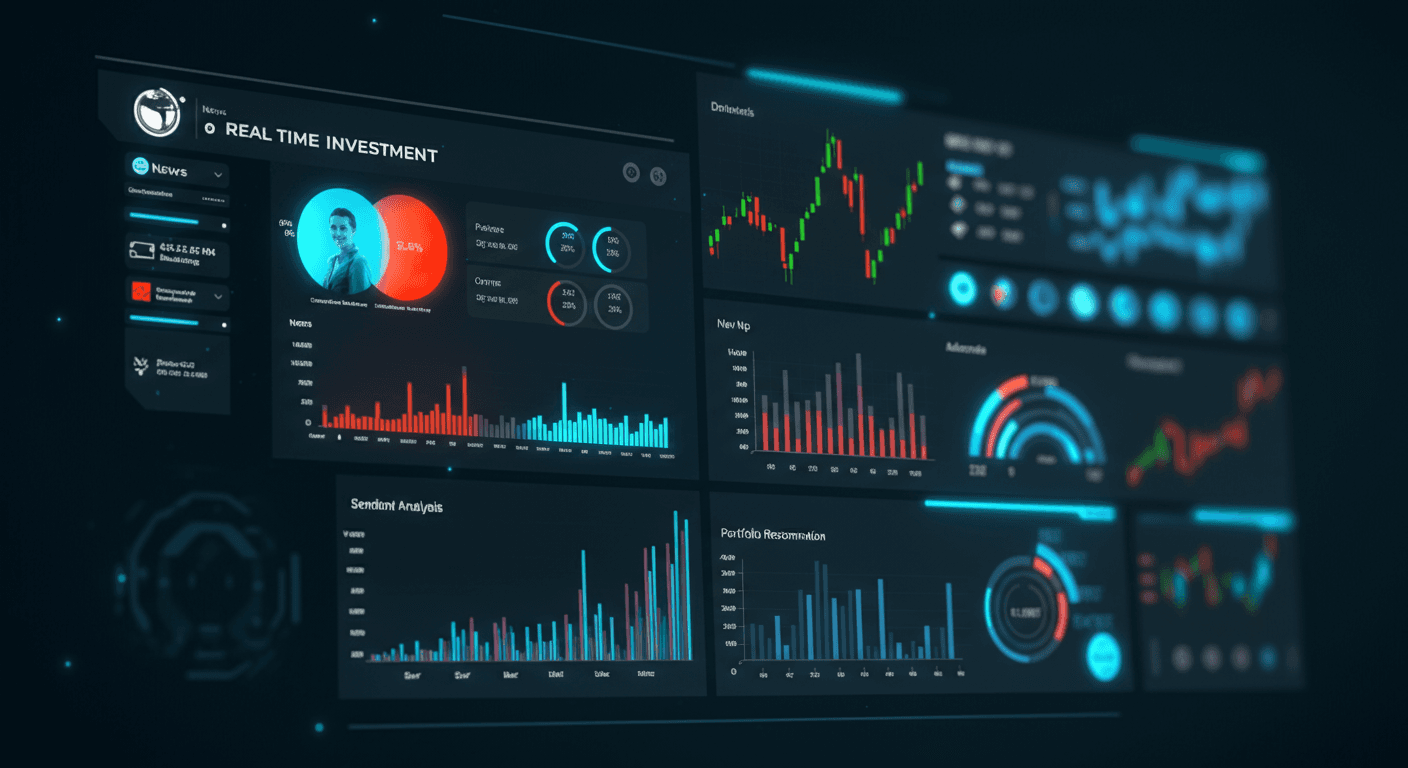 NewsAPI, Llama 3, Streamlit 기반 개인 맞춤형 투자 리서치 자동화 대시보드 구축: 뉴스 감성 분석, 기업 실적 예측, 포트폴리오 추천