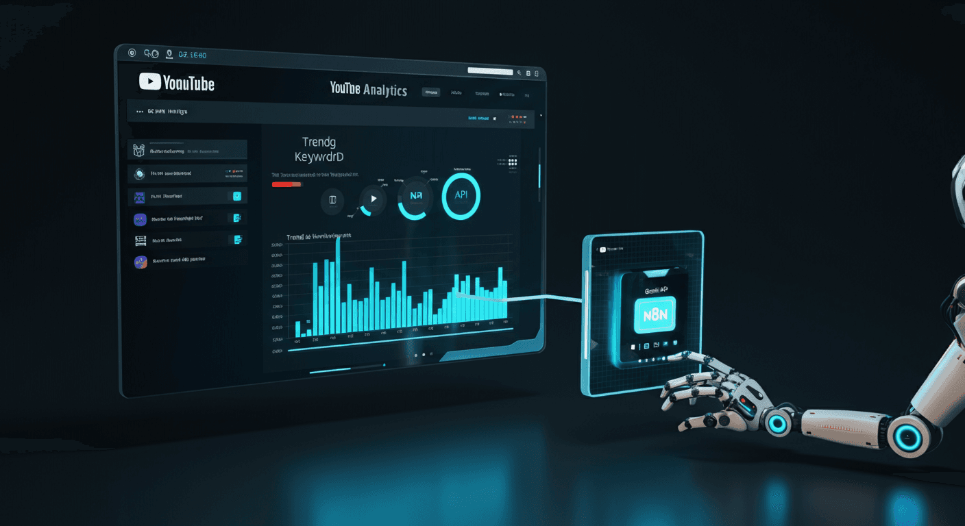 Automate YouTube Keyword Research with n8n and Gemini API: Competitor Analysis, Trend Prediction, and Personalized Recommendations