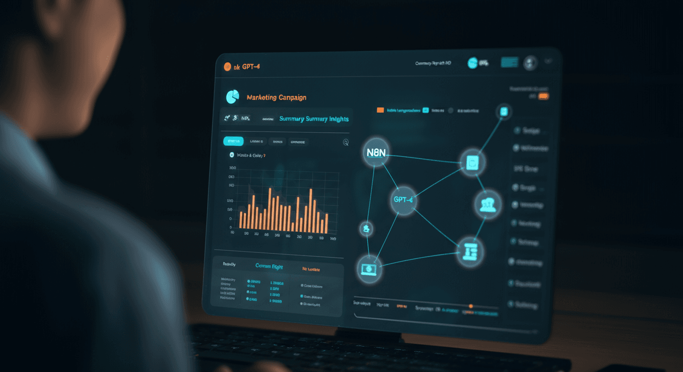 n8n과 GPT-4를 활용한 마케팅 캠페인 분석 자동화: 성과 측정, 인사이트 도출 및 보고서 생성